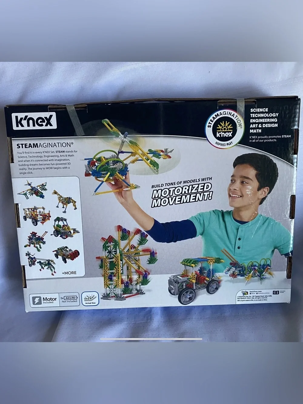 K’nex Motorized Models Building Set 1051 Pieces & 86 Builds - 85043 New Sealed